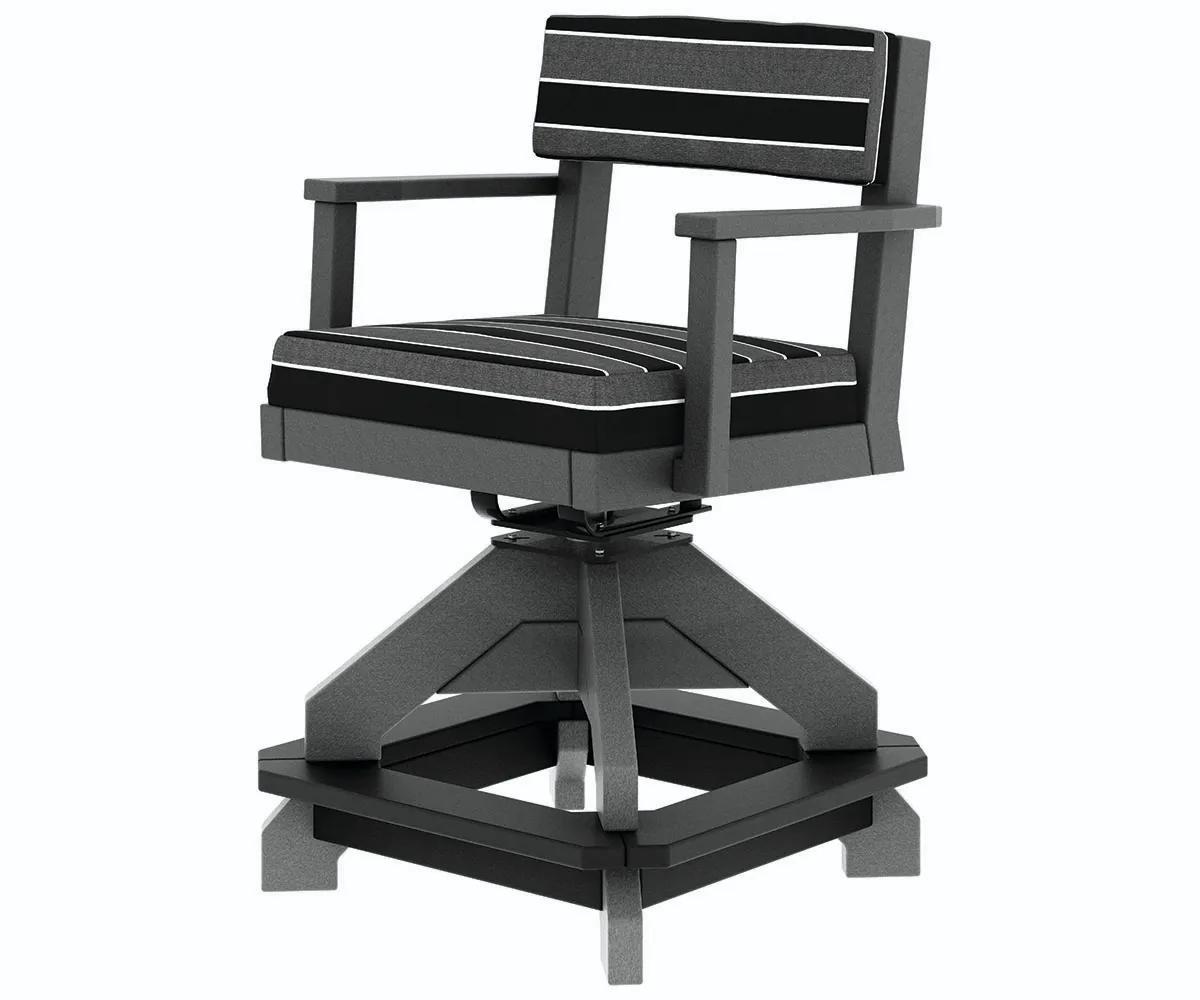 Bellaire Swivel Spring Chair - Counter Height - Image 2