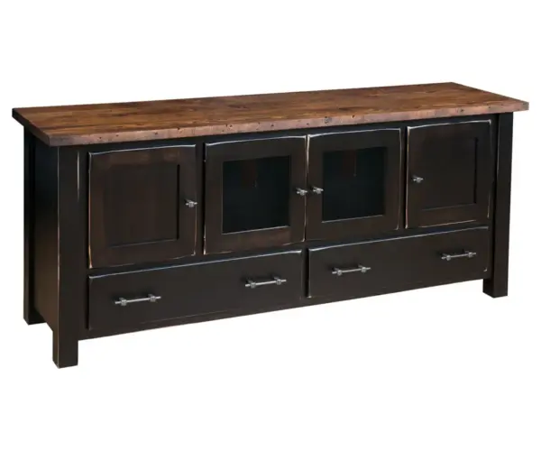 Reclaimed Barn Wood TV Stand - 70"W