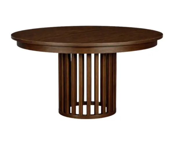 Cosmopolitan Loft 54" Round Dining Table with Skirt