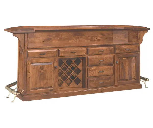 100" Canted Raised Panel Bar
