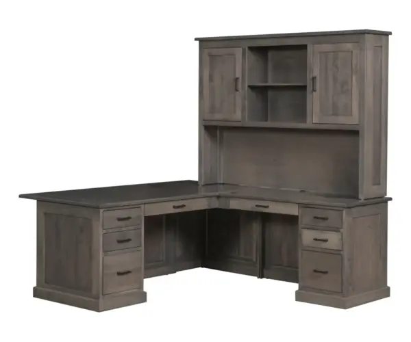 Urban Executive L Desk With Hutch