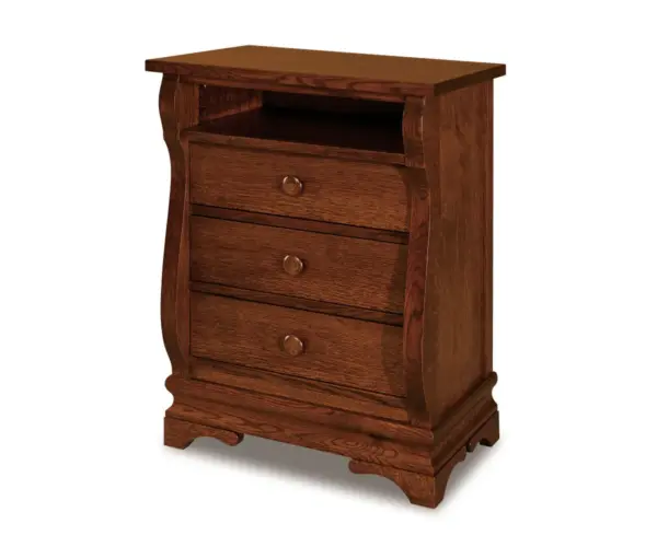 Chippewa Sleigh 3 Drawer Nightstand - 25¼"W