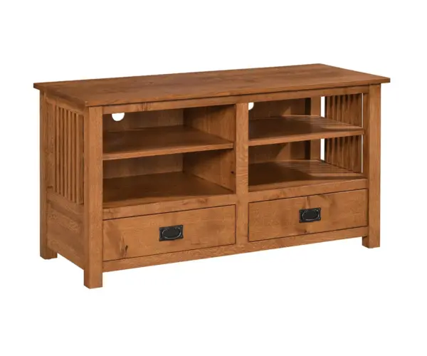 Mission Slat Plasma TV Console