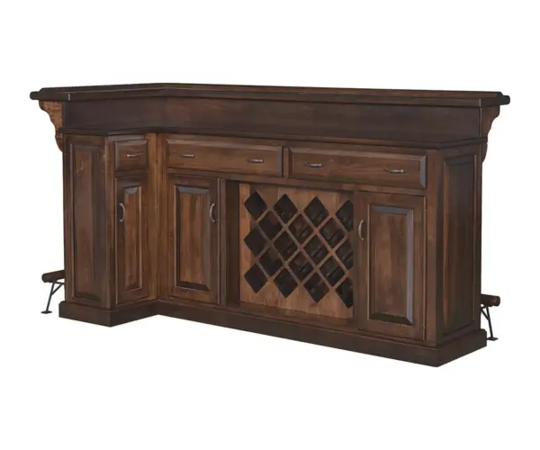 90 Degrees Raised Panel Bar Base