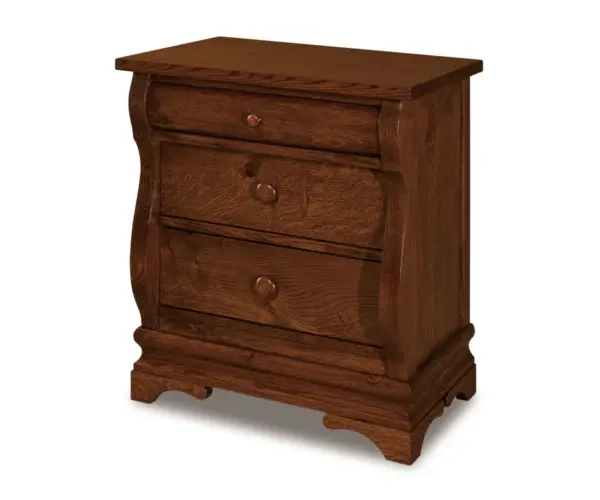 Chippewa Sleigh 3 Drawer Nightstand - 25¼"W