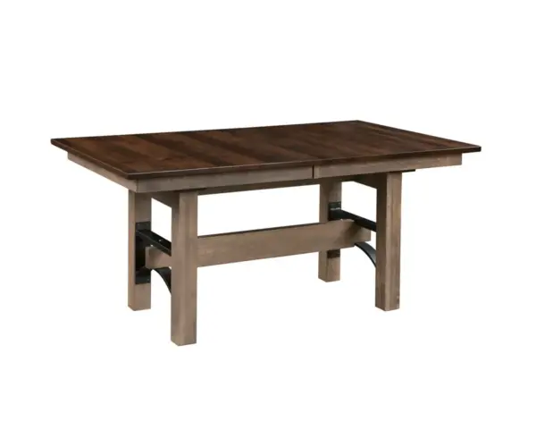 Frontier Double Pedestal Table