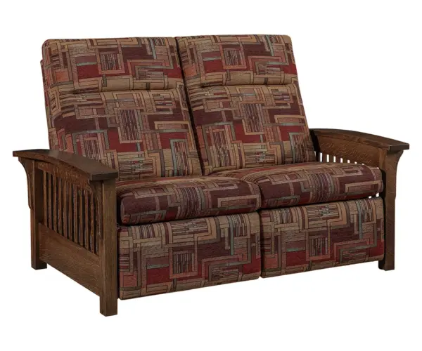 Skyline Slat Wall Hugger Loveseat Recliner