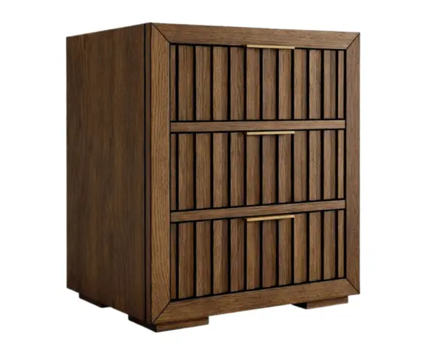 Cosmopolitan Loft 3 Drawer Nightstand - 26"W
