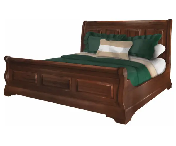 Waterfall Sleigh Bed