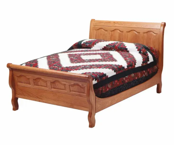 High Cathedral Raised Panel Bed