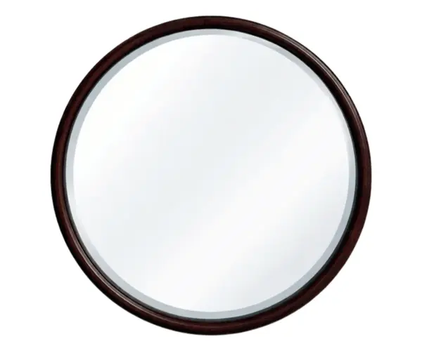 Intersection Round Beveled Mirror